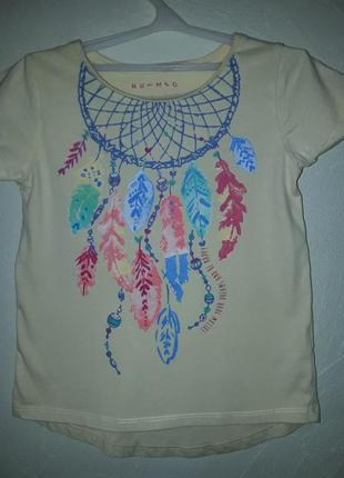 Футболка девочке 7-8 лет