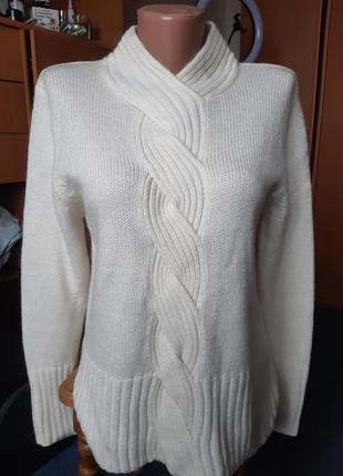 Жіночий светр в'язка 70% вовна1 фото