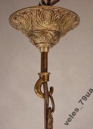 Люстра латунная, швеция 1930 - 1940-й год