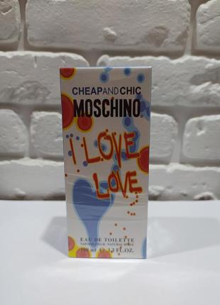 Moschino cheap &amp; chic i love love туалетная вода женская духи