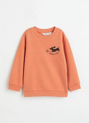 Светр світшот утеплений h&m р. 1,5-2/92 см