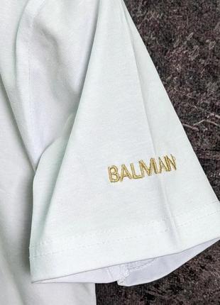 Брендові футболки чорна та біла balmain6 фото