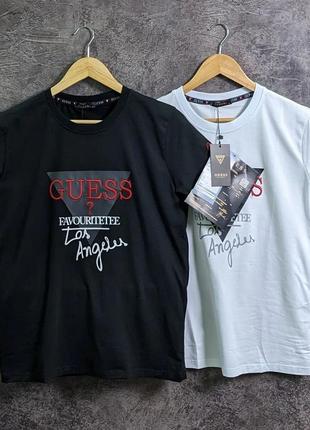 Футболки guess черная и белая2 фото