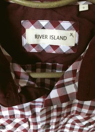 Рубашка river island, рубашка в клетку,рубашка в клетку, мужские рубашки river island3 фото