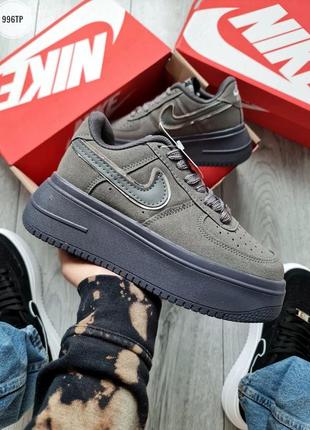 Женские nike air force 1 🤍на платформе кроссовки6 фото