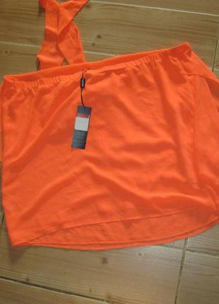 .новая оранжевая блузка "star" р. 526 фото