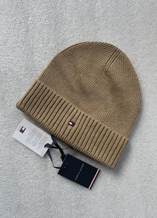 Новая зимняя шапка tommy hilfiger ( tommy flag beanie hat ) с америки7 фото