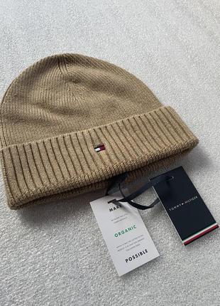 Новая зимняя шапка tommy hilfiger ( tommy flag beanie hat ) с америки10 фото