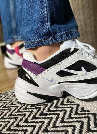 Женские кроссовки nike m2k tekno white black 36-37-38-39-40-416 фото