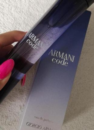 Giorgio armani code women туалетна вода 75 ml джорджіо армані код вумен