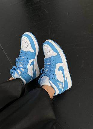 Кросівки air jordan retro 1 « north carolina blue »