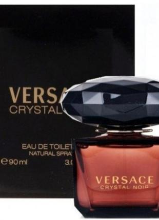 Духи versace crystal noir 90ml edp духи версатели кристалл ноир версаче кристал нуар парфюмерия женская2 фото