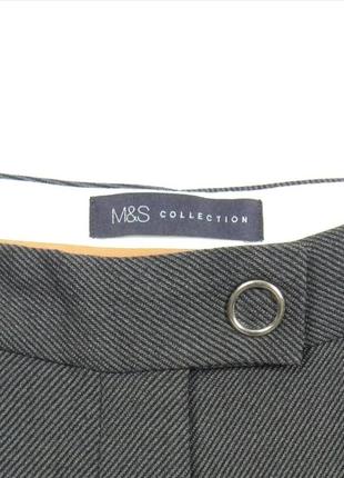 Стильні якісні класичні завужені брюки демі marks&spencer із високою посадкою3 фото