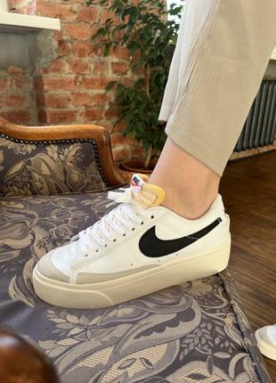 Женские кроссовки nike blazer low platform 36-37-38-39-40-41