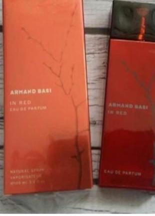 Armand basi in red 100 ml жіноча парфумована вода оае жіночі духи арманд басі ін ред 100 мл2 фото