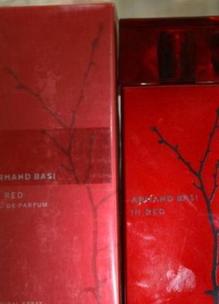 Armand basi in red 100 ml жіноча парфумована вода оае жіночі духи арманд басі ін ред 100 мл3 фото