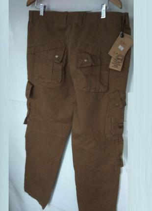 Модні брюки - карго чоловічі койот 48 розмір l3 фото