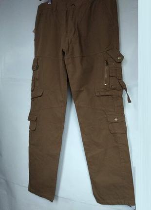 Модні брюки - карго чоловічі койот 48 розмір l4 фото