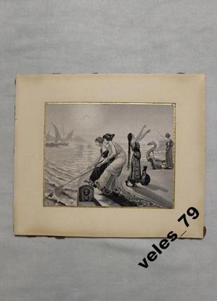 Гобелен шелковый, neyret freres, до 1917 года