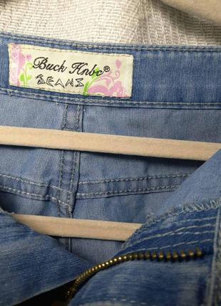 96% котон жіночі укорочені джинси, джинсові бриджі, капрі з вишивкою та стразами.3 фото