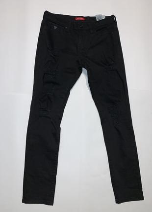 Джинсы guess destroyed slim jeans