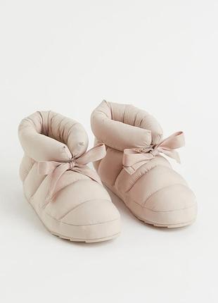 Мягкие домашние тапочки h&m 😍