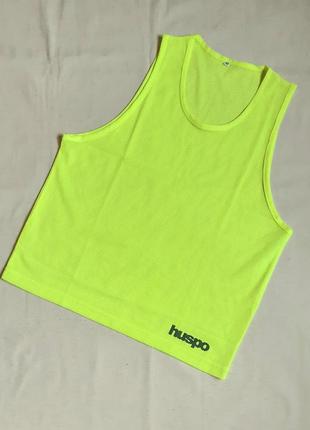 Майка huspo жовта кислотна перфорована на 13-17 років