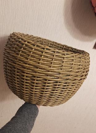 Кашпо, корзина из ротанга 2