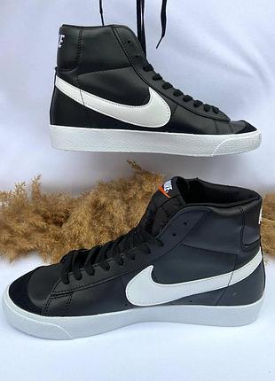 Кроссовки nike blazer mid 77 black 5