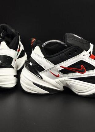 Підліткові кросівки m2k tekno 36-41р чорні з білим