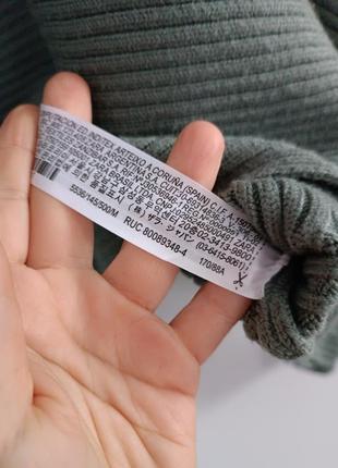 Трикотажный свитер укороченный со свободными рукавами zara, m,  170/88 cm5 фото