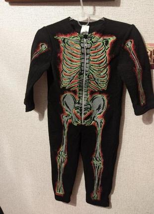 Костюм чоловічок скелет на хеллоуін halloween 🎃