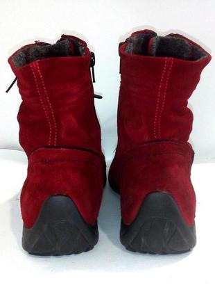 🥾 стильные замшевые ботинки еврозима на шнуровке от hush puppies, р.39 код b39095 фото