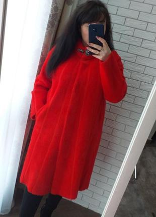 Пальто альпака туреччина люкс якість 🇹🇷 батал ог 124