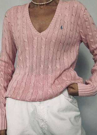 Трендовый хлопковый свитер lauren ralph lauren