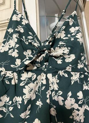 Миди платье в цветочный принт shein для беременных6 фото