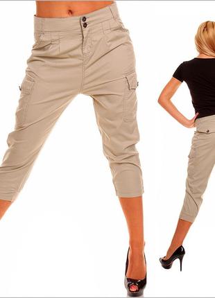 Короткі штани з кишенями1 фото