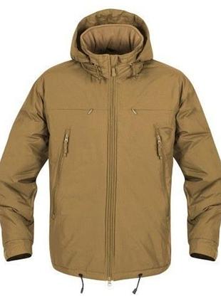Тактическая военная куртка level 7 helikon-tex® husky tactical winter jacket coyote