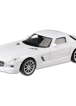 Машина металева mercedes-benz sls amg "welly" 44033cw масштаб 1:43