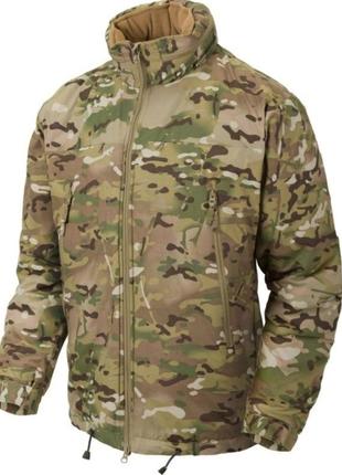 Куртка зимова військова камуфляж мультик helikon-tex® husky tactical winter jacket multicam
