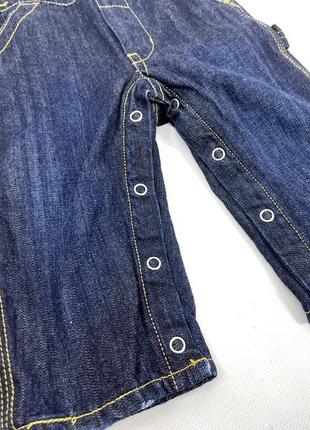 Штани джинсові з підтяжками naturaline8 фото