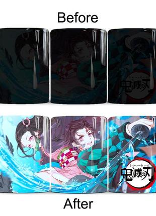 Кухоль хамелеон «demon slayer: kimetsu no yaiba»