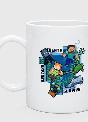 Кухоль geekland «майнкрафт»