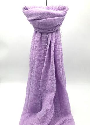 Сиреневый шарф палантин италия