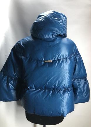Пуховик куртка болеро бренд (123-515)5 фото