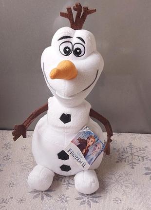 Мягкая игрушка disney frozen снеговик1 фото