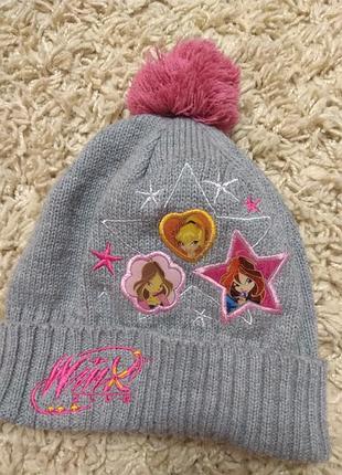 Шапка winx для дівчинки на ог 51-52см.