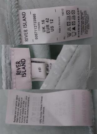 Блуза мятного цвета  в бельевом стиле с рукавами кимоно  river island10 фото