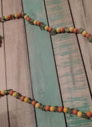 Намисто камінь скло