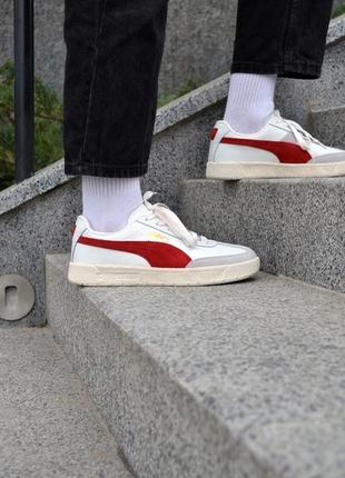 Чоловічі кросівки puma oslo-city white red3 фото